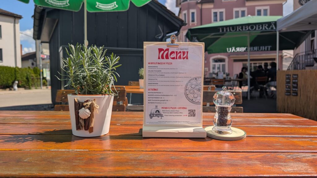 Gemsli Pop-Up Pizzeria Wil Tischdeko
